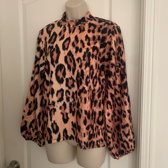 ZARA ANIMAL PRINT TOP - Picture 6 of 6
